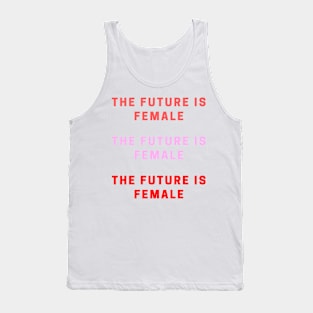 The Future is Female Sticker Pack - Pink/Red Tank Top